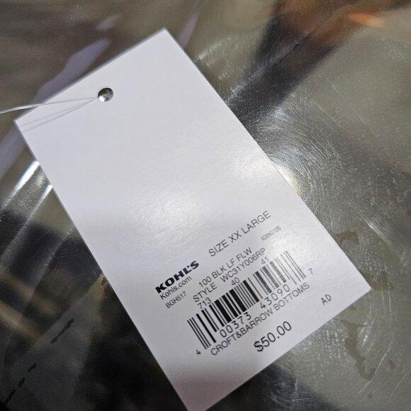 NWT Croft & Barrow XXL Sleeveless Button-Front Patterned Maxi Dress W/Belt Boho - Picture 10 of 10